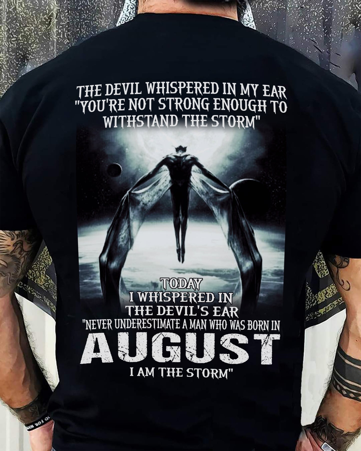 AUGUST - I AM THE STORM - NTTD08 (SKU08-35-08)
