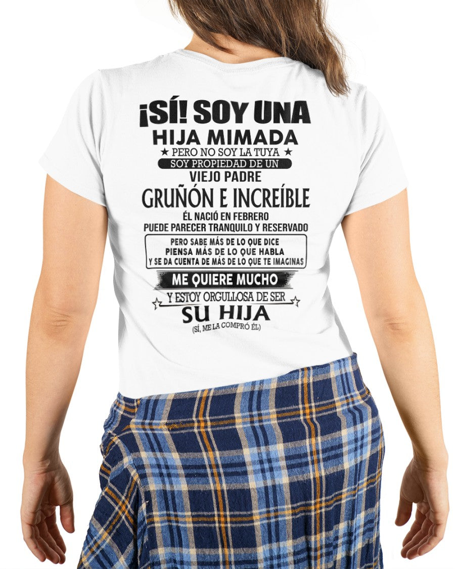 Febrero Padre Increíble - Regalo especial para hija - TBN - T02 (SKU04-109-02)
