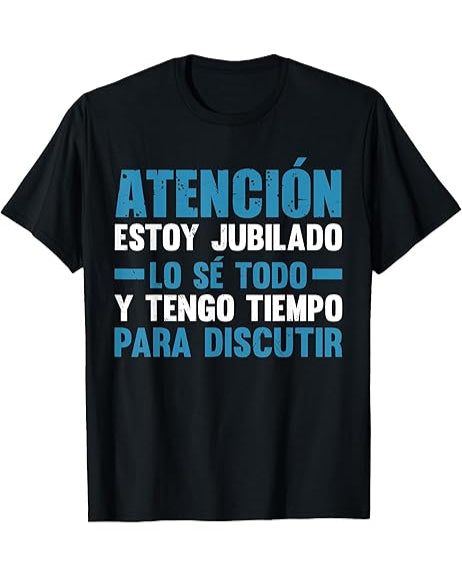 CAMISETA DIVERTIDA PARA JUBILADOS - REGALO DE CUMPLEAÑOS PARA HOMBRES / MUJERES - NTTD00sp