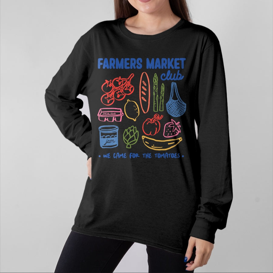 Best Farmer Life Shirt, Funny Farmer UnisexT-Shirt/Hoodie/Sweatshirt HLT00 - Farmers Market Club Fresh Veggies Foodie Cottagecore T-Shirt