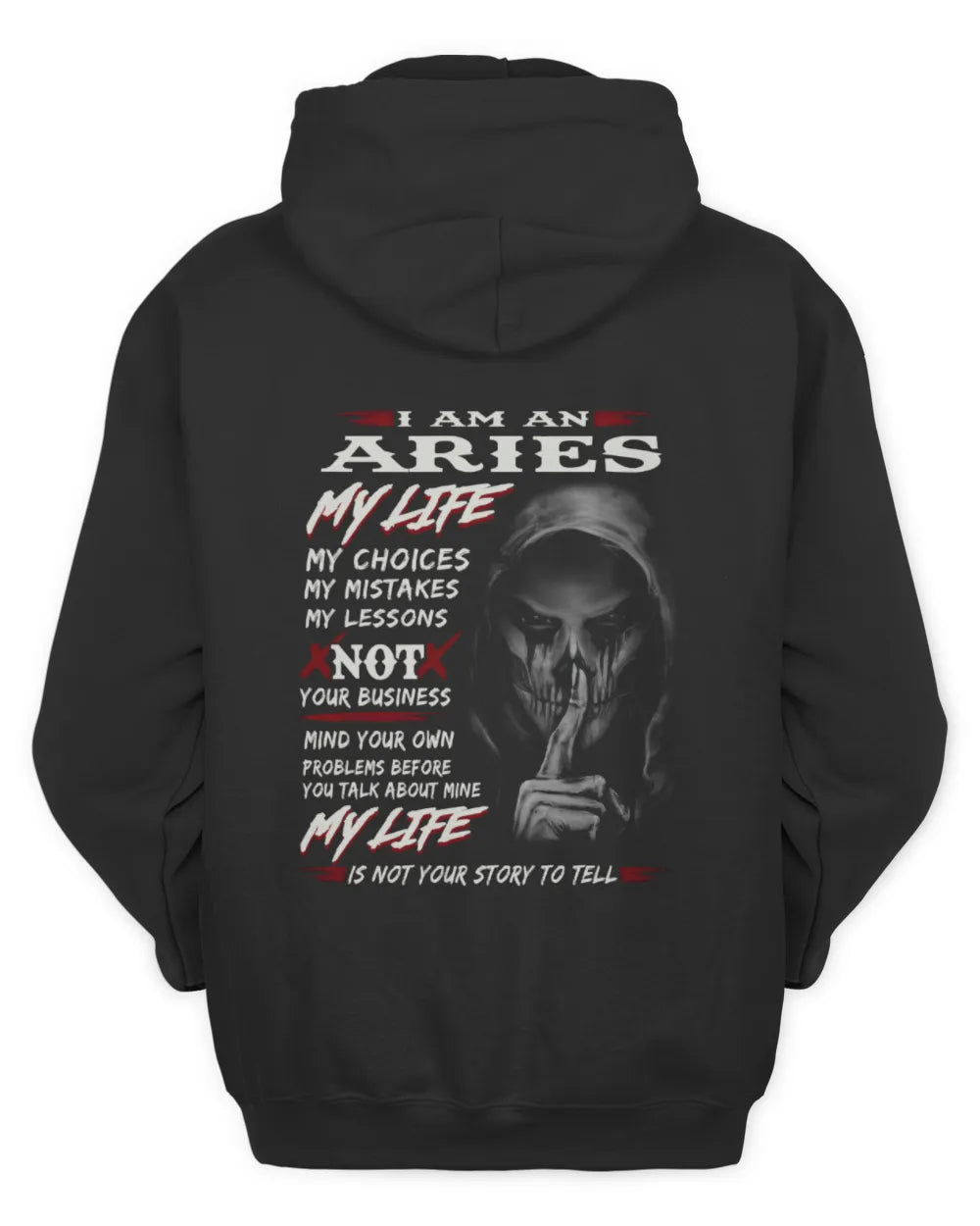 ARIES - MY LIFE, MY CHOICES - BIRTHDAY T-SHIRT FOR MEN