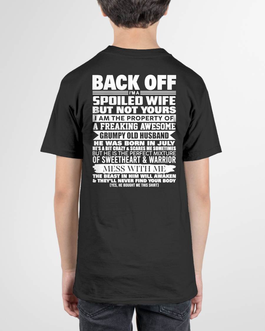 JULY - BACK OFF! I'M A SPOILED WIFE - GIFT FROM HUSBAND - NTTD07 (SKU2604-322-07)