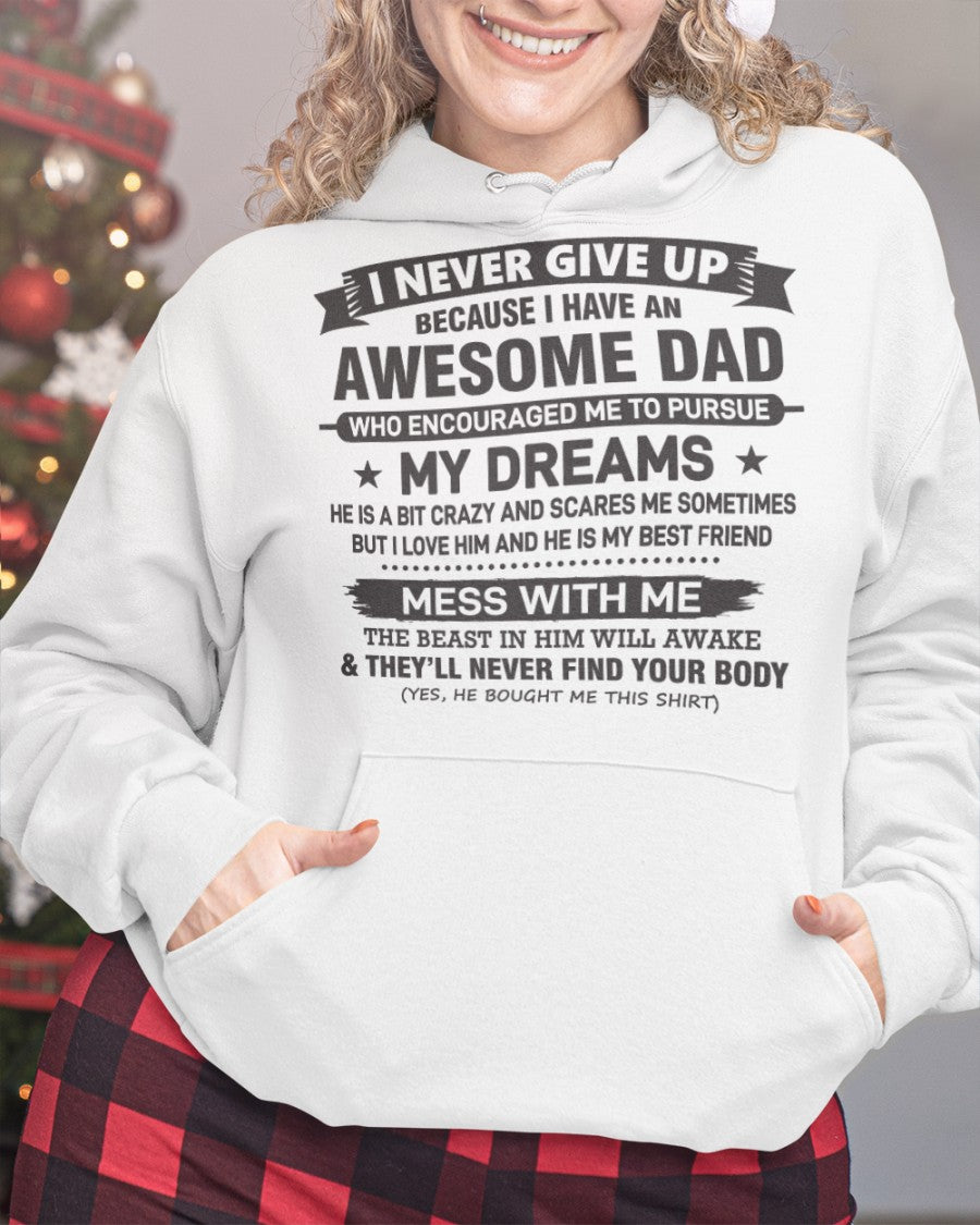 Awesome Dad T-Shirt – Gift for Daughter NTTD00 (SKU08-24-00)