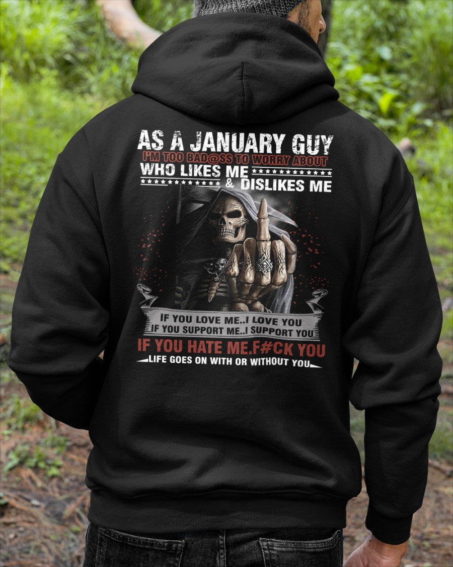 BADASS JANUARY GUY SKULL SHIRT - NTTD01 (SKU08-11-01)