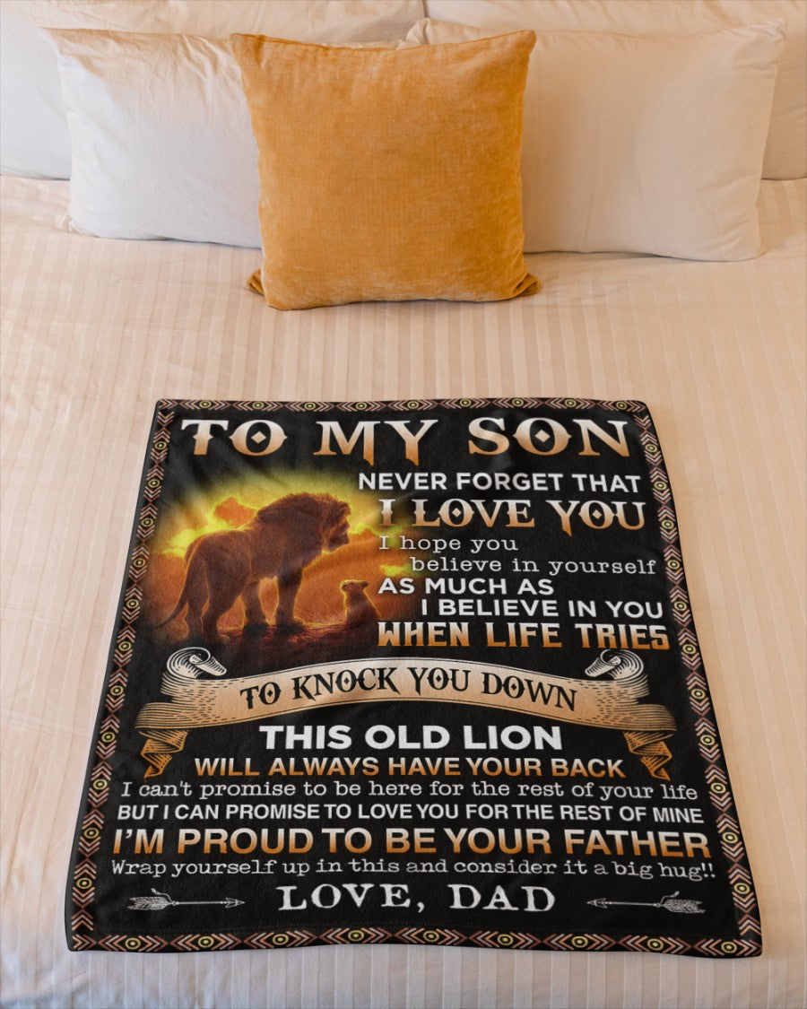 To my Son Love, dad - Blanket (SKUB-NTTD-03)
