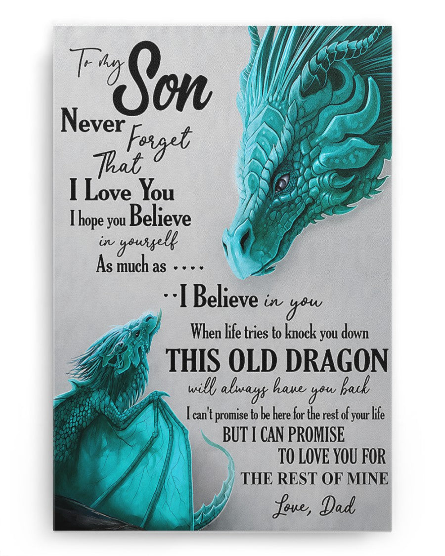 CANVAS FOR SON - BEST GIFT FROM DAD - NTTD00 (SKU2605-179)