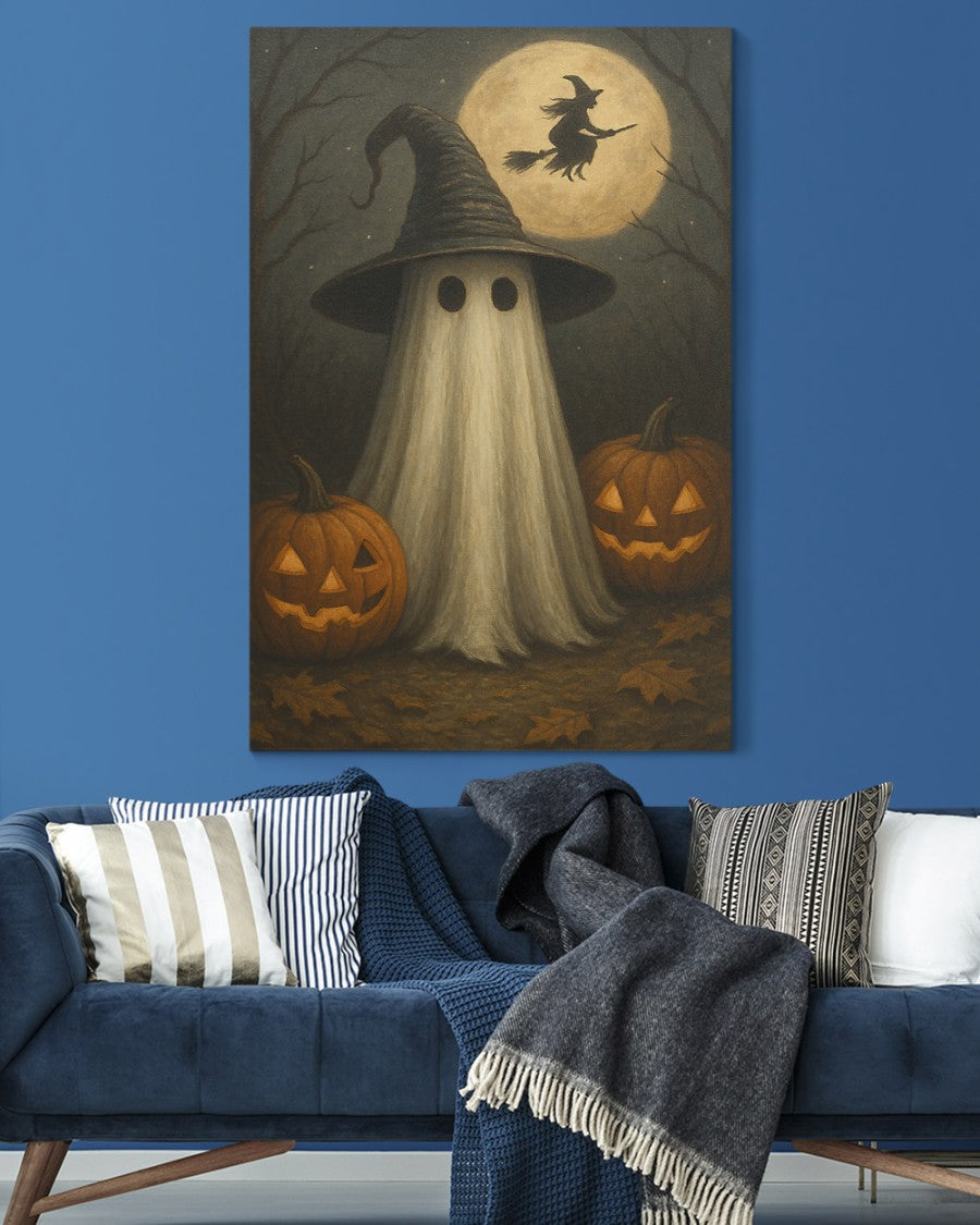 HALLOWEEN GHOST CANVAS 3 - BEST DESIGN IN HALOWEEN - NTTD00