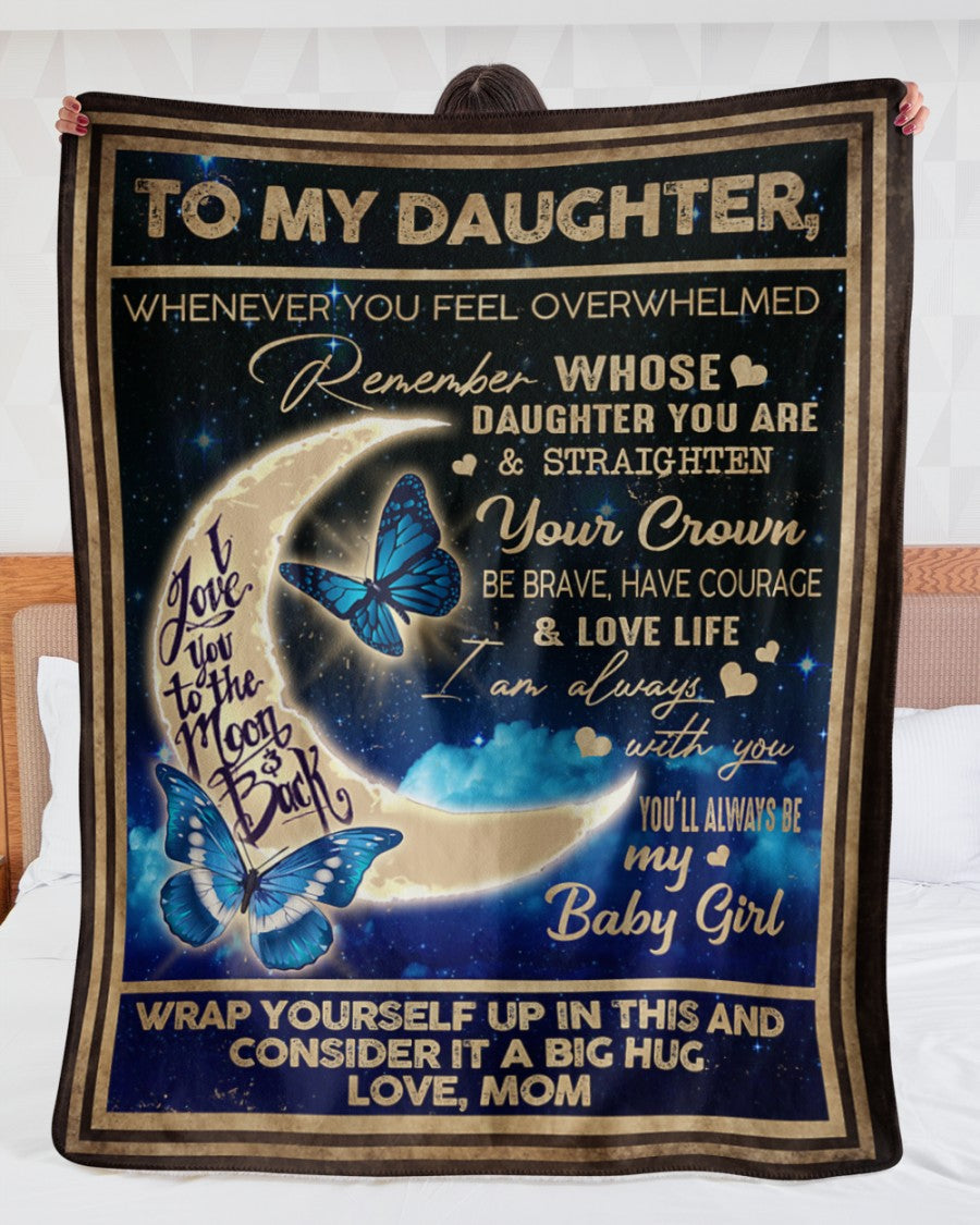 To my Daughter from Mom Blanket