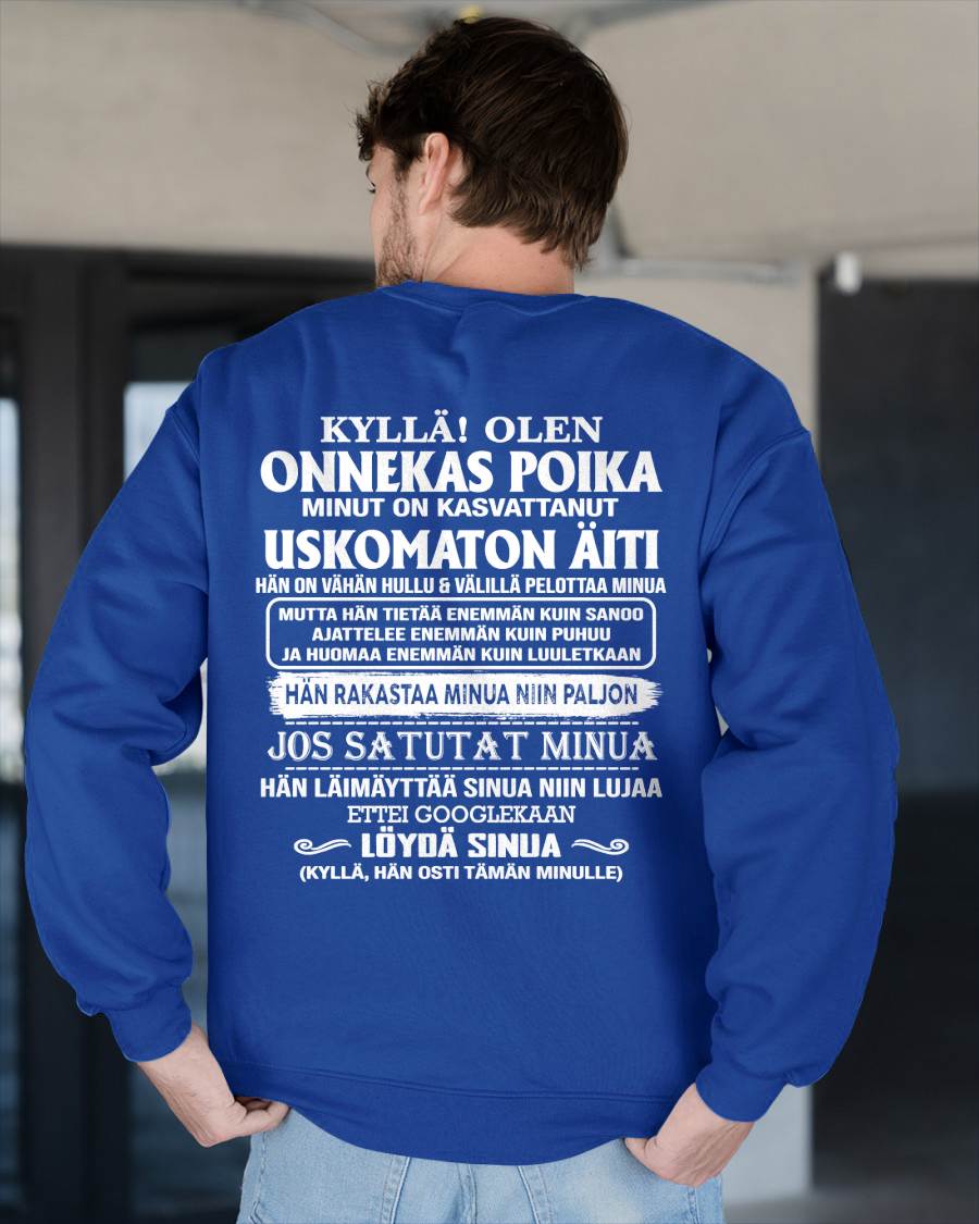 KYLLÄ! OLEN ONNEKAS POIKA - LAHJA UPEALTA ÄIDILTÄ - NTTD00 (SKU2605-108)