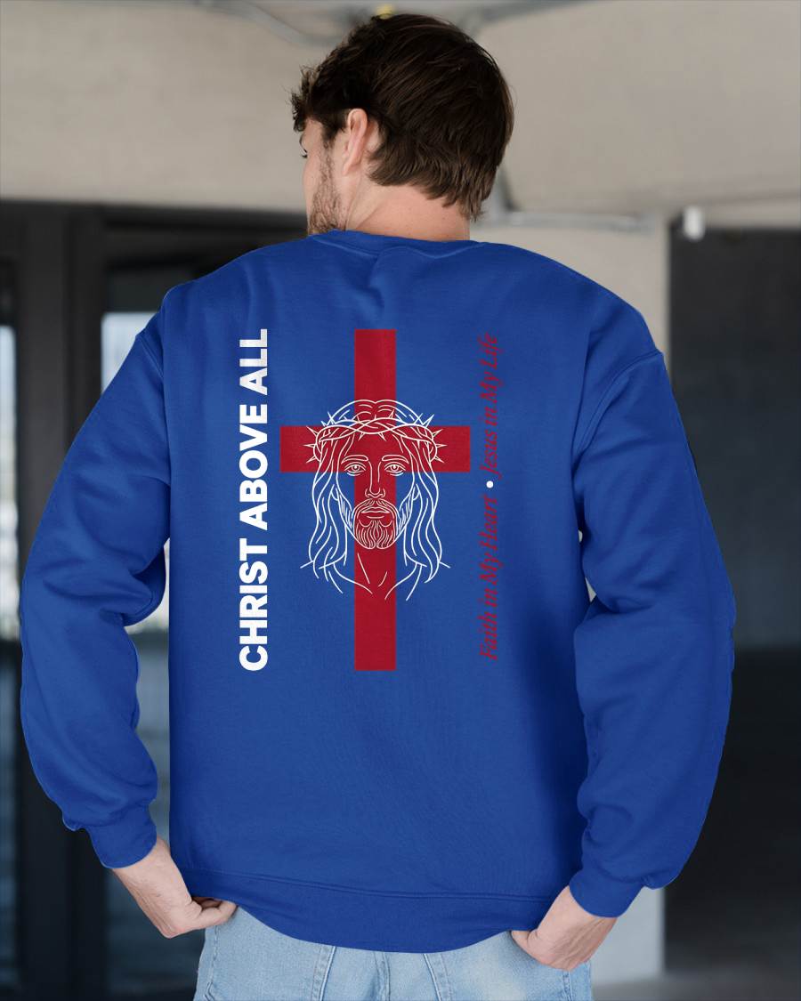 CHRIST ABOVE ALL - CHRISTIAN T-SHIRT - FOR MEN NTTD00 (SKU2608-129)