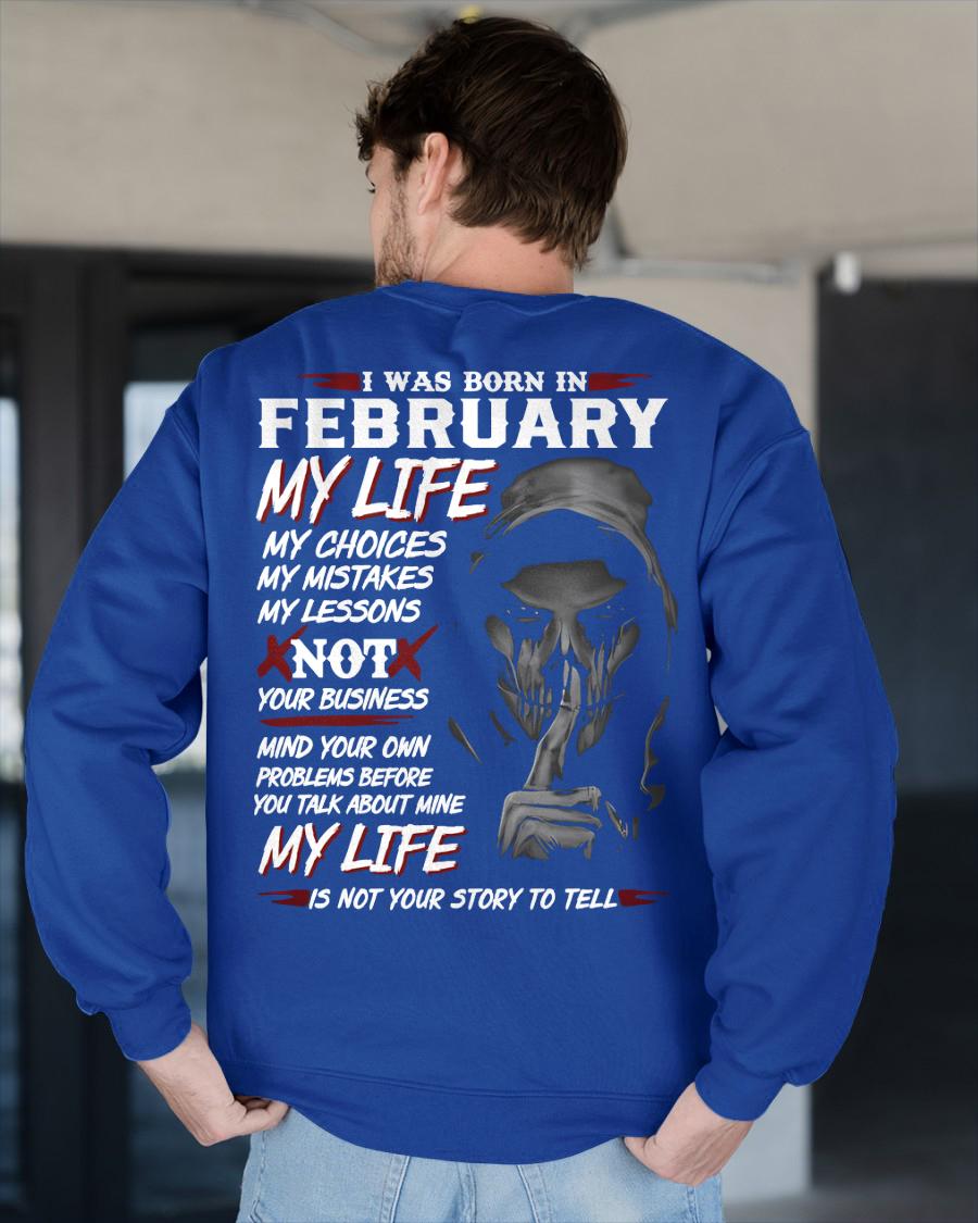 FEBRUARY - MY LIFE MY CHOICES - UNIQUE BIRTHDAY GIFT FOR MEN - NTTD02 (SKU08-36-02)