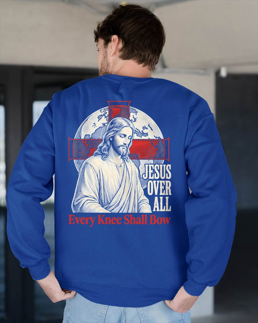 JESUS OVER ALL - CHRISTIAN T-SHIRT - FOR MEN NTTD00 (SKU2608-138)
