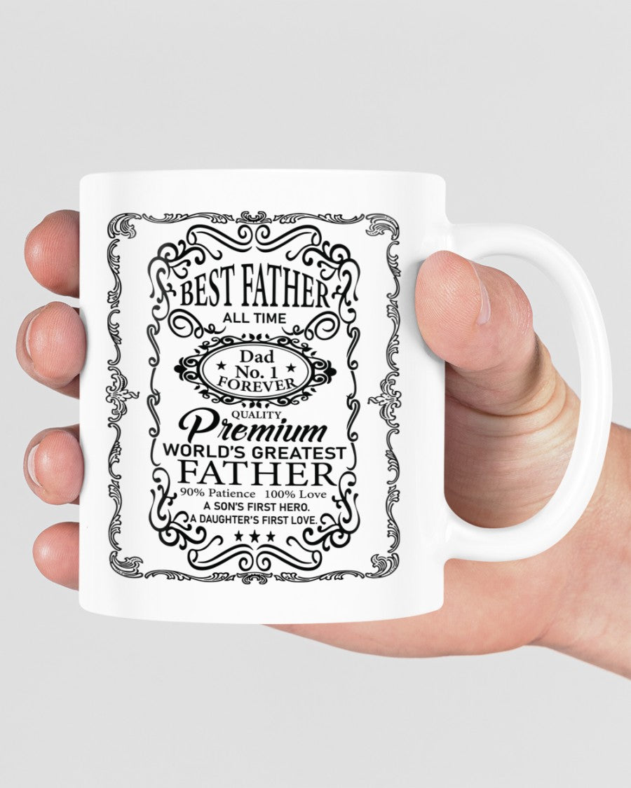 TO THE BEST FATHER MUG - GIFT FROM SON - NTTD00