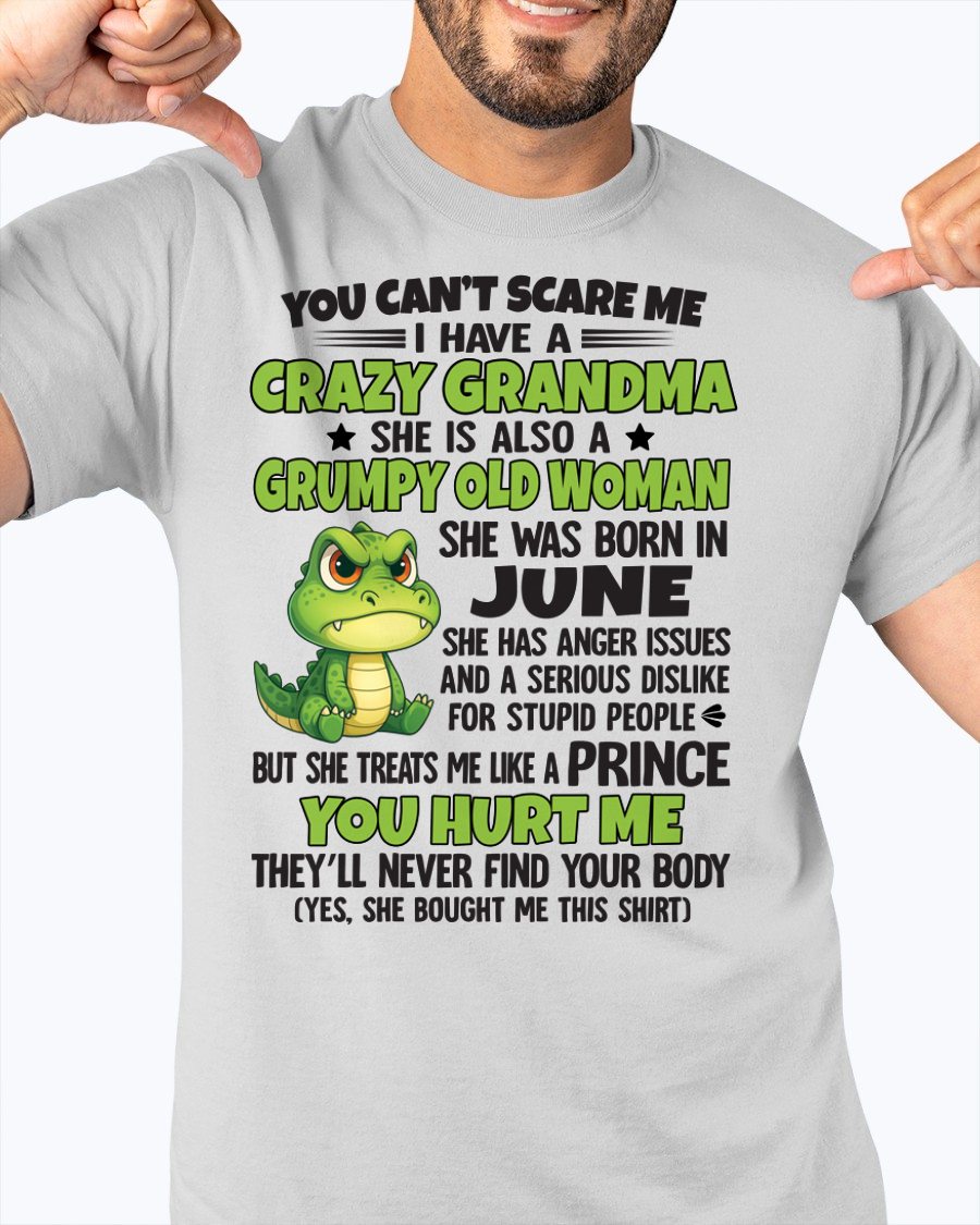 JUNE - YOU CAN'T SCARE ME - FOR GRANDSON - GIFT FROM GRANDMA - NTTD06 (SKU09-85-06)