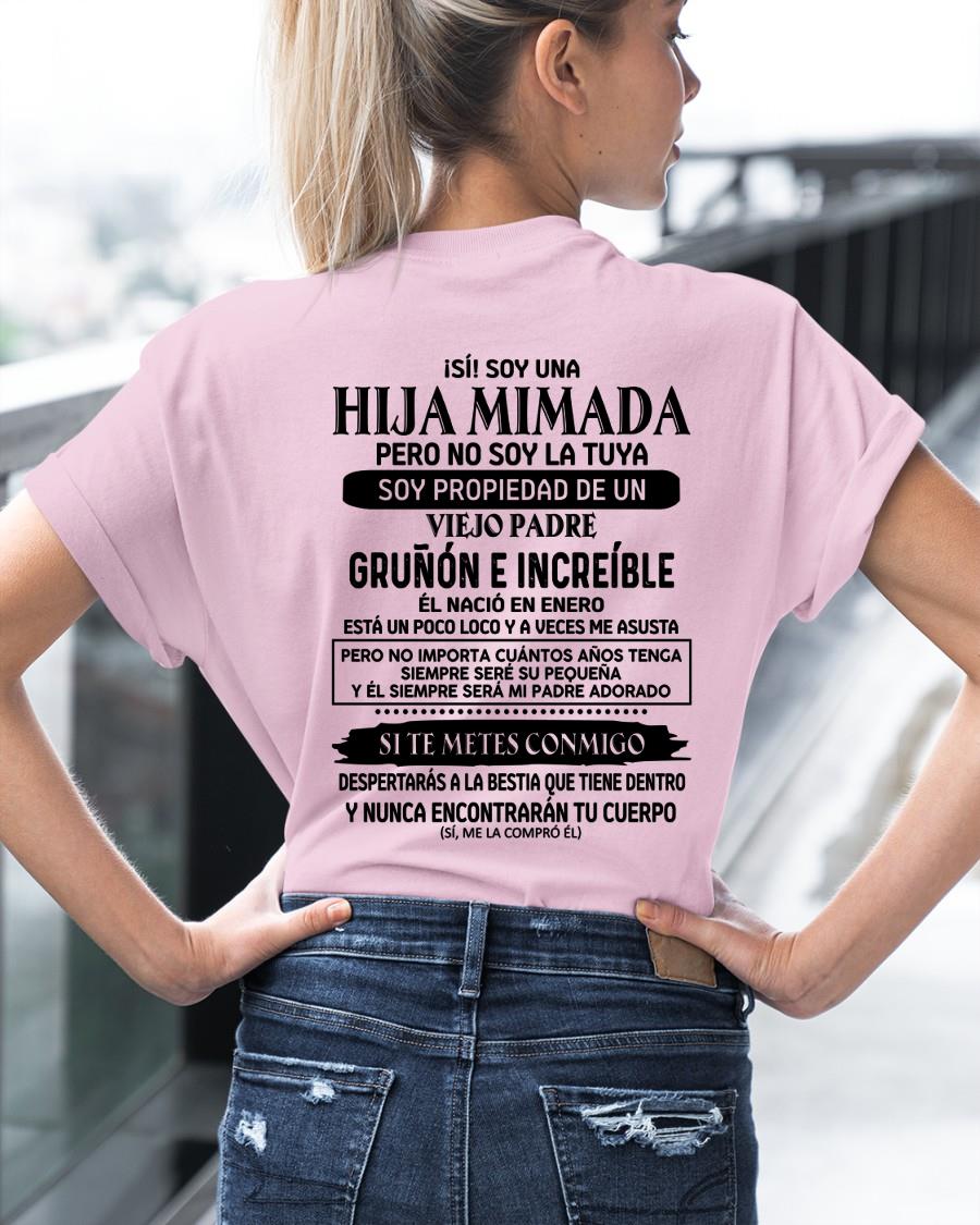 Enero - Padre increíble nacido en enero - Regalo perfecto para tu hija - T01 (SKU05-91-01)