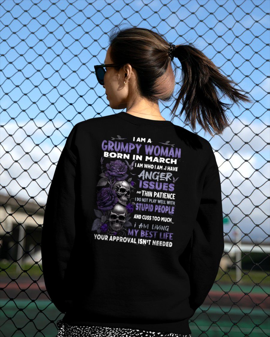 MARCH - GRUMPY WOMAN - BIRTHDAY GIFT FOR WOMEN - NTTD03 (SKU10-08-03)