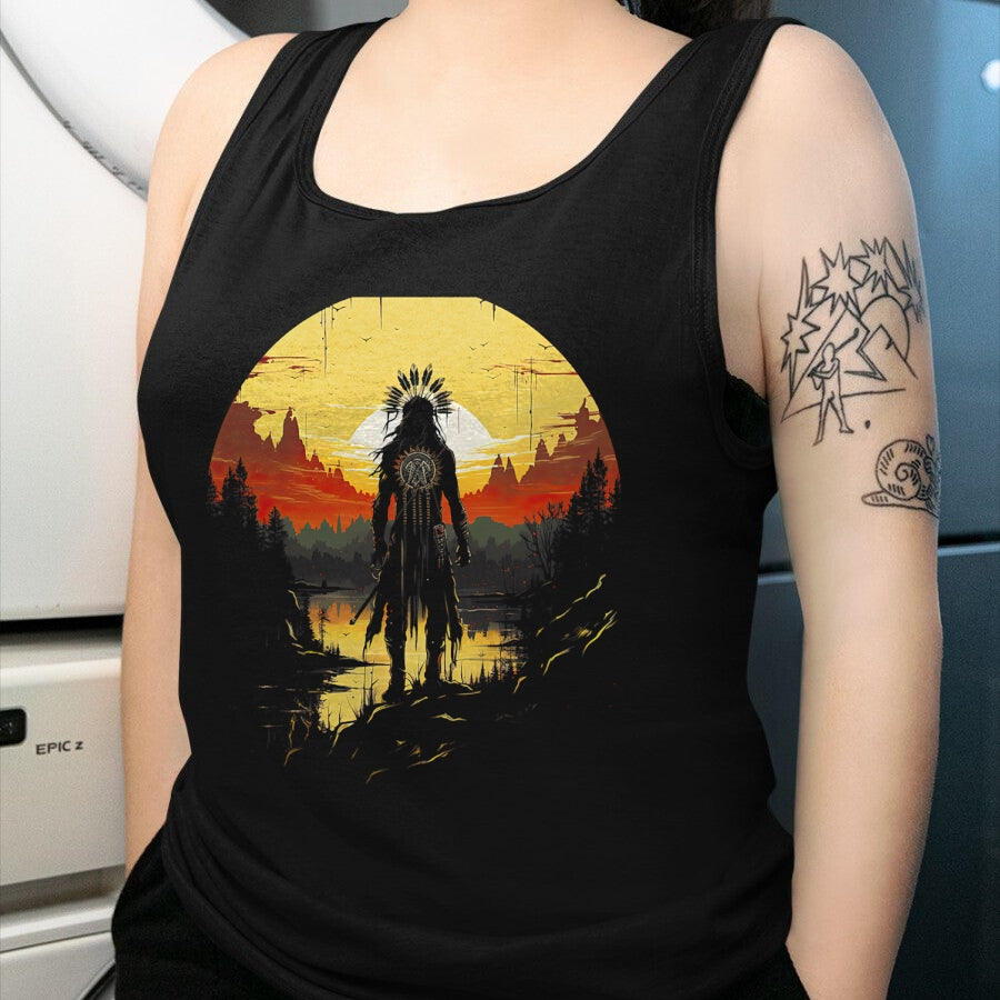 Native American T-Shirts, Vintage Native American Unisex T-Shirt/Hoodie/Sweatshirt HLT00 - Native American Heritage Chief T-Shirt (1)