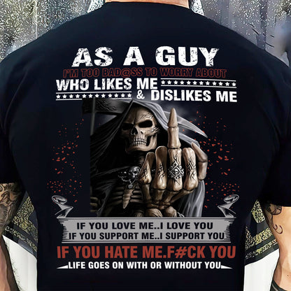 BADASS GUY SKULL SHIRT - NTTD00 (SKU08-11-00)