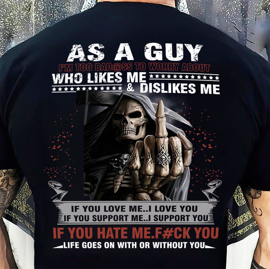 BADASS GUY SKULL SHIRT - NTTD00 (SKU08-11-00)