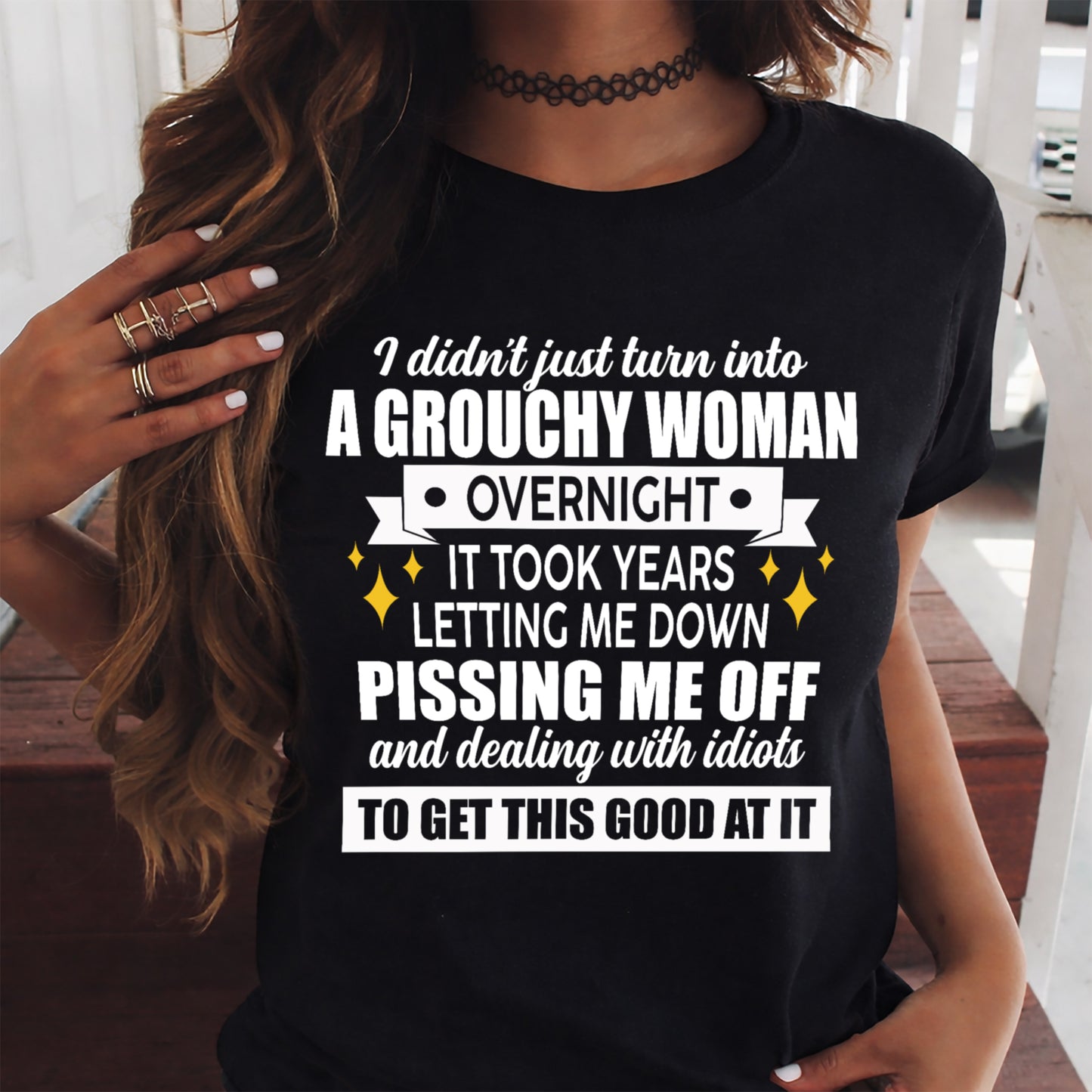 GROUCHY WOMAN - BIRTHDAY T-SHIRT FOR WOMEN - NTTD00 (SKU2602-181-00)