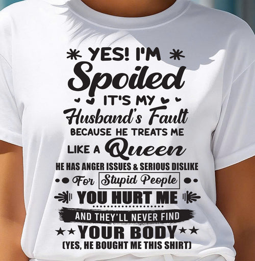 SPOILED WIFE - GIFT FROM HUSBAND - NTTD01 (SKU26T-01107-01)