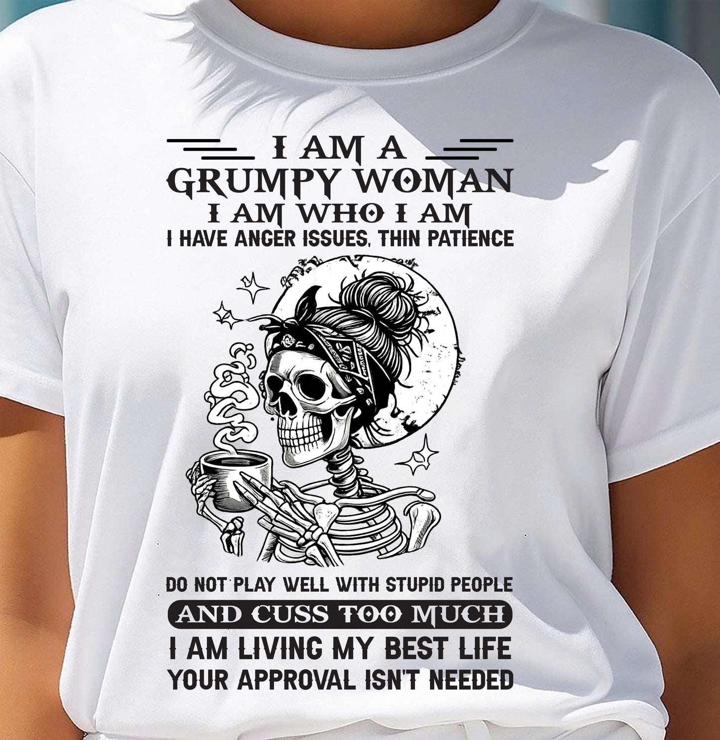 GRUMPY WOMAN - BIRTHDAY SHIRT FOR WOMEN - NTTD00 (SKU2602-150-00)