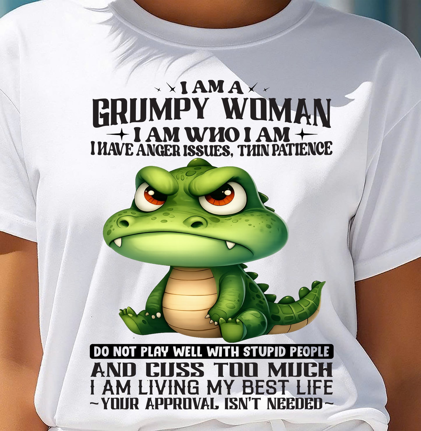 GRUMPY WOMAN - BIRTHDAY SHIRT FOR WOMEN - NTTD00 (SKU2602-183-00)