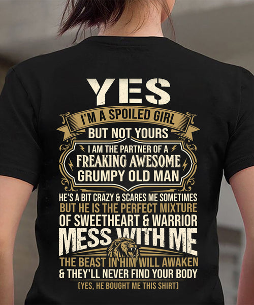 YES ! I'M A SPOILED GIRL - GIFT FROM HUSBAND - NTTD00 (SKU2604-419-00)
