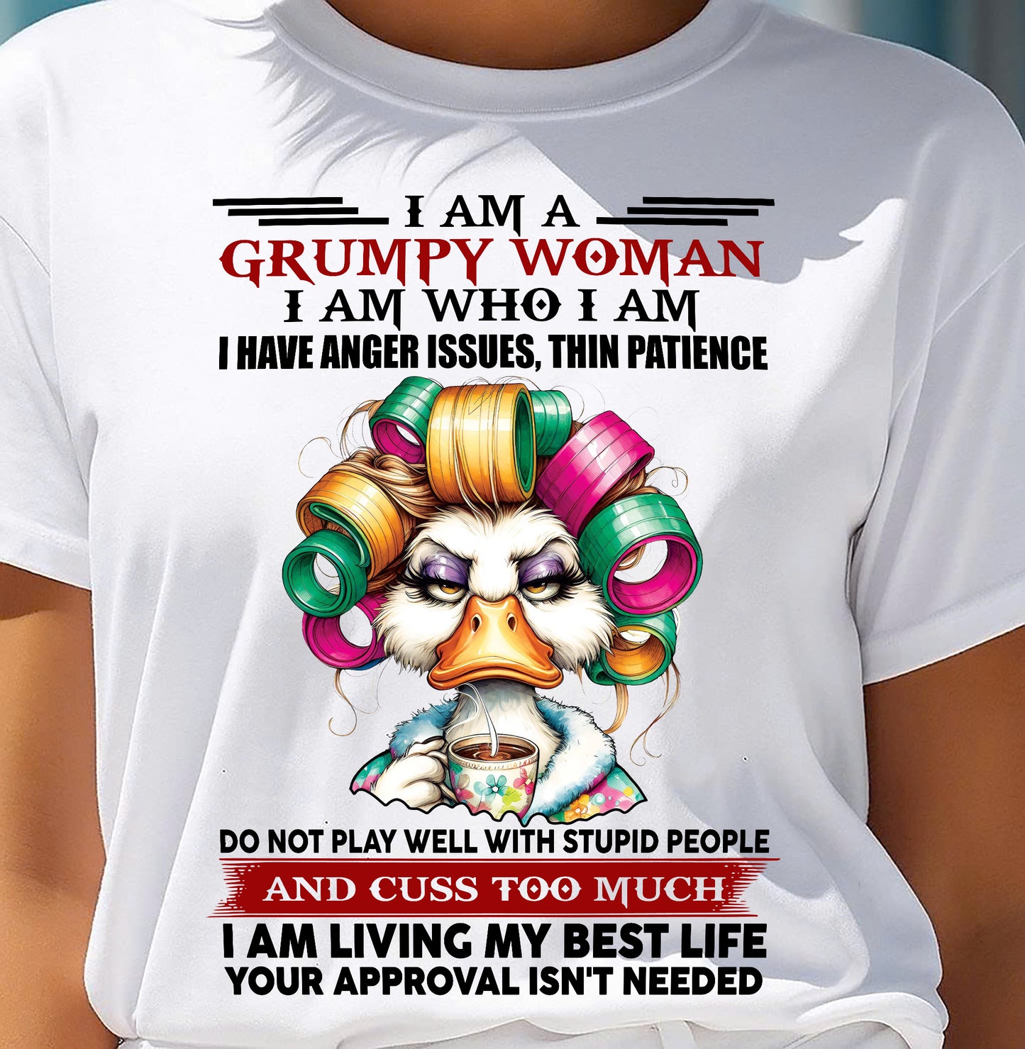 GRUMPY WOMAN - BIRTHDAY SHIRT FOR WOMEN - NTTD00 (SKU26T-01-22-00)