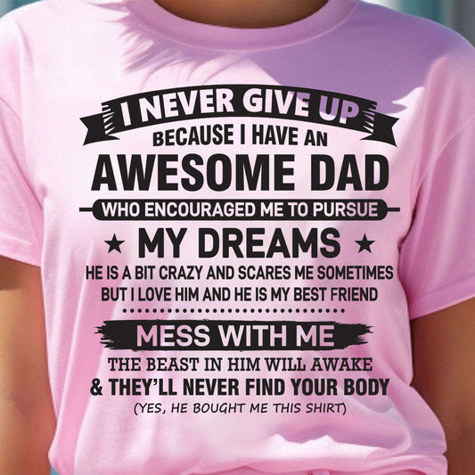 Awesome Dad – Gift for Daughter NTTD00 (SKU08-24-00)