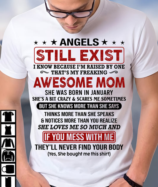 JANUARY - ANGELS STILL EXIST - GIFT FROM MOM - NTTD01 (SKU2604-268-01)