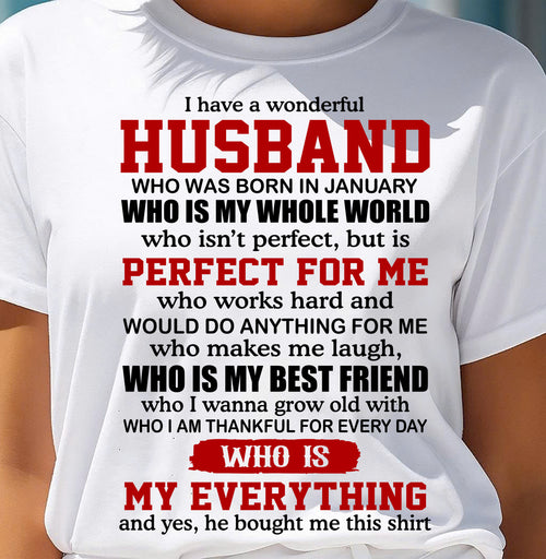 JANUARY - I HAVE A WONDERFUL HUSBAND - GIFT FROM HUSBAND - NTTD01 (SKU2602-153-01)