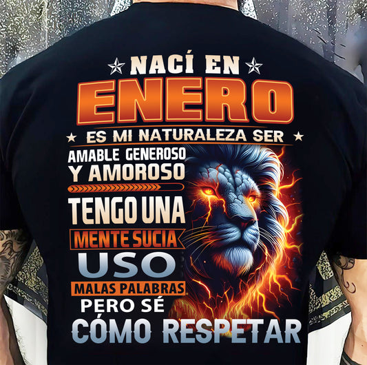 ENERO - MENTE SUCIA PERO SÉ RESPETAR - REGALO DE CUMPLEAÑOS PARA HOMBRES - NTTD01sp (SKU10-68-01)