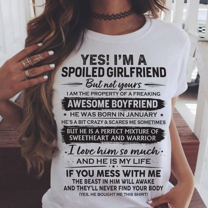 JANUARY - SPOILED GIRLFRIEND - GIFT FROM GIRLFRIEND/WIFE - NTTD01 (SKU26T-01284-01)