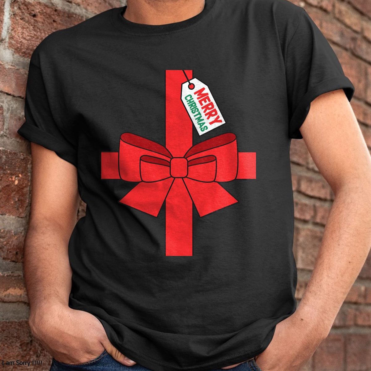 Funny DIY Christmas Present Costume T-Shirt - Christmas Unisex T-Shirt/Hoodie/Sweatshirt - HNDS00