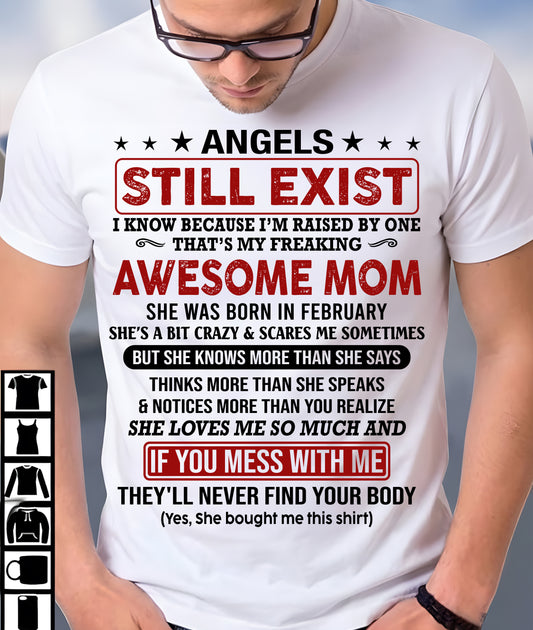 FEBRUARY - ANGELS STILL EXIST - GIFT FROM MOM - NTTD02 (SKU2604-268-02)