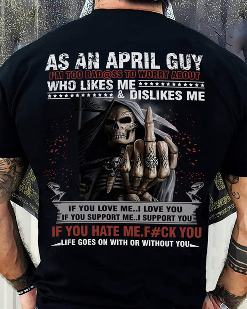 BADASS APRIL GUY SKULL SHIRT - NTTD04 (SKU08-11-04)