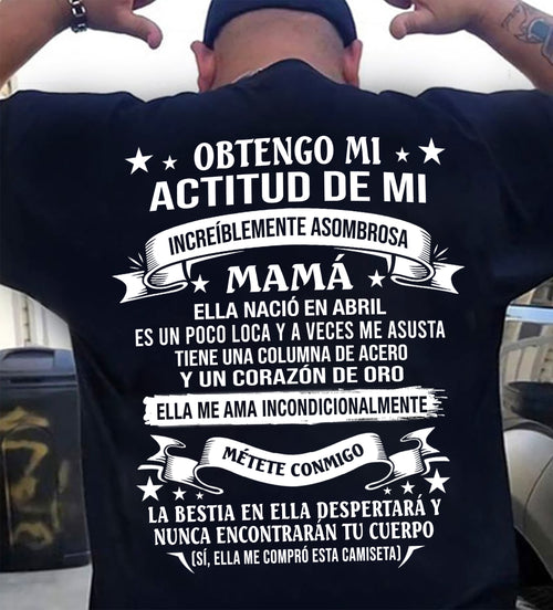 ABRIL - OBTENGO MI ACTITUD DE MI INCREÍBLEMENTE ASOMBROSA MAMÁ - REGALO DE MAMÁ - spNTTD04 (SKU2603-248-04)