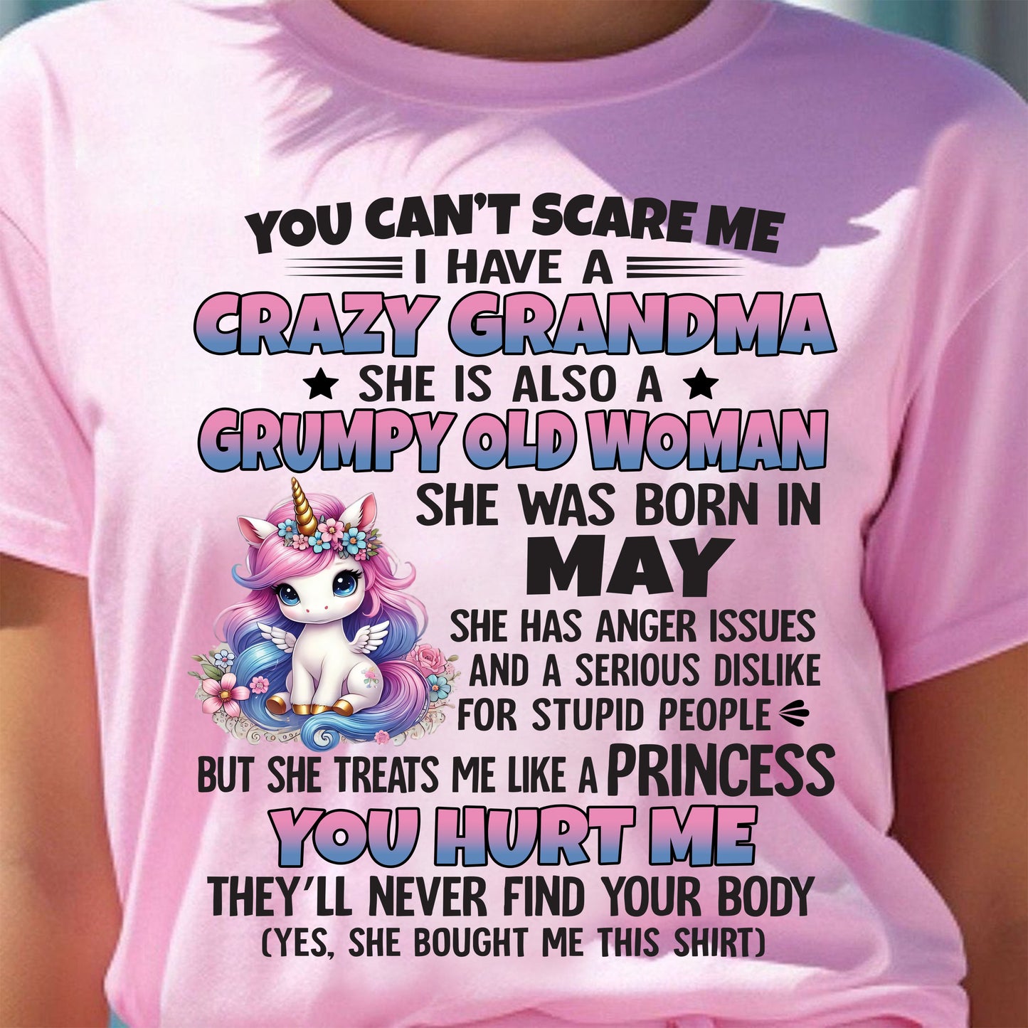 MAY - YOU CAN'T SCARE ME - GIFT FROM GRANDMA - NTTD05 (SKU09-106-05)