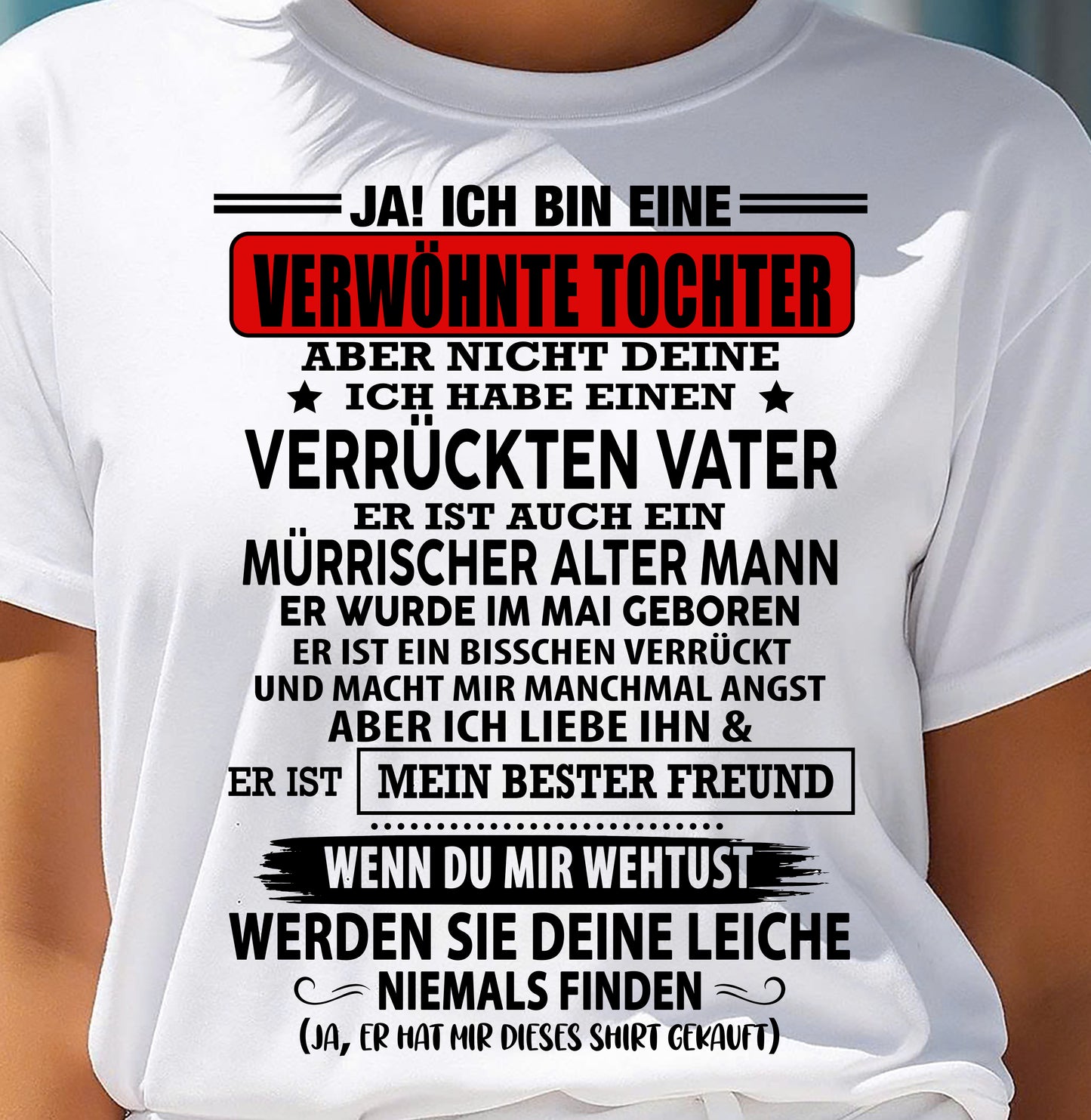 MAI – JA! ICH BIN EINE VERWÖHNTE TOCHTER – EIN GESCHENK VON PAPA - NTTD05 (SKU2605-318-05)