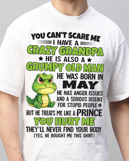 YOU CAN’T SCARE ME - GIFT FOR GRANDSON AND GRANDDAUGHTER FROM GRANDPA - NTTD05 (SKU09-121-05)