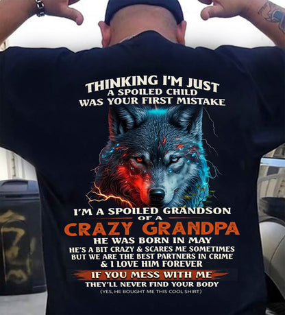 MAY - SPOILED GRANDSON - GIFT FROM GRANDPA - NTTD05 (SKU26T-01-43-05)