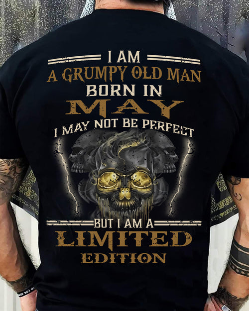 MAY - GRUMPY OLD MAN - BIRTHDAY T-SHIRT FOR MEN - NTTD05 (SKU11-124-05)
