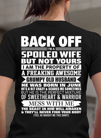 JUNE - BACK OFF! I'M A SPOILED WIFE - GIFT FROM HUSBAND - NTTD06 (SKU2604-322-06)