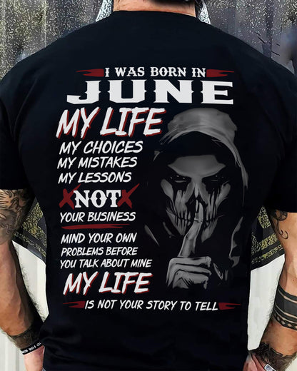 JUNE - MY LIFE MY CHOICES - UNIQUE BIRTHDAY GIFT FOR MEN - NTTD06 (SKU08-36-06)