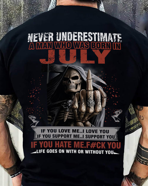 JULY - NEVER UNDERESTIMATE T-SHIRT - NTTD07 (SKU08-46-07)