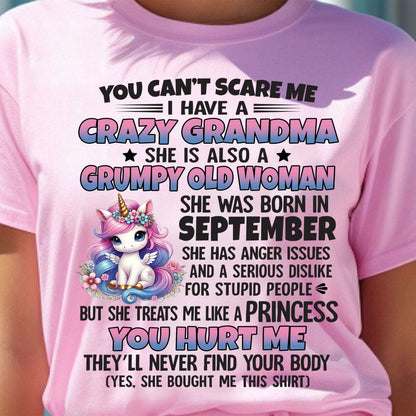 SEPTEMBER - YOU CAN'T SCARE ME - GIFT FROM GRANDMA - NTTD09 (SKU09-106-09)