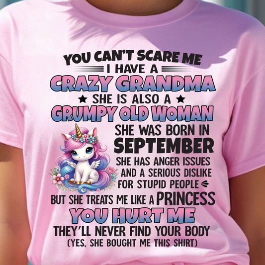 SEPTEMBER - YOU CAN'T SCARE ME - GIFT FROM GRANDMA - NTTD09 (SKU09-106-09)