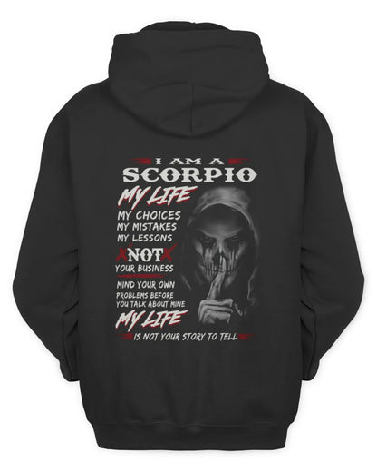 SCORPIO - MY LIFE, MY CHOICES - BIRTHDAY T-SHIRT FOR MEN