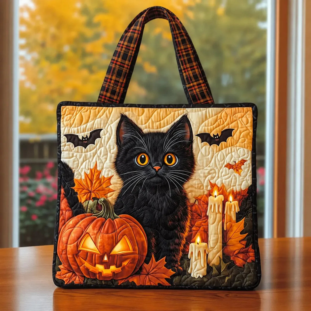 Halloween-Themed Quilted tote bag - NTTD00
